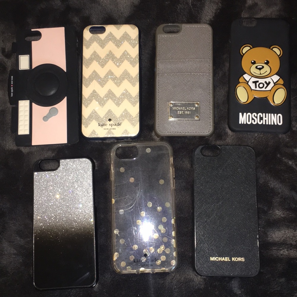 Lot of designer phone cases